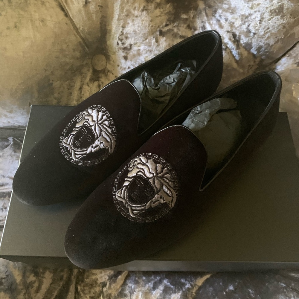 Authentic Versace Velvet Smoking/Loafer